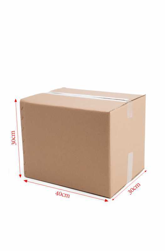 Caixa de Papelão Lisa Barão de Cocais - Caixa de Papel Kraft