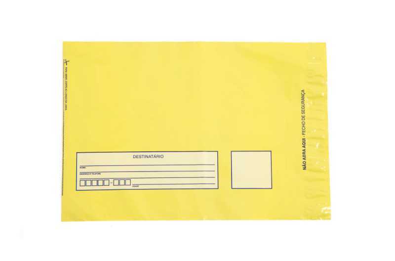 Envelope de Papel Preço Guararema - Envelope Plástico