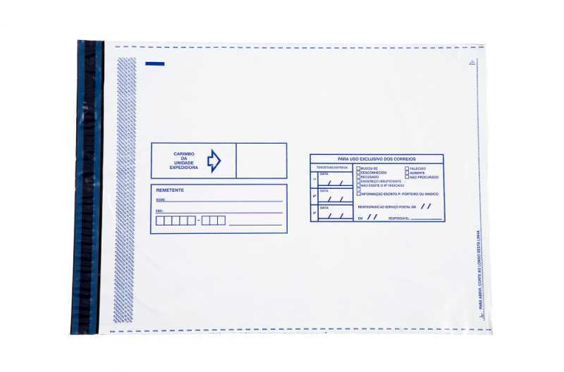Envelopes de Segurança Osasco - Envelope Plastico Bolha