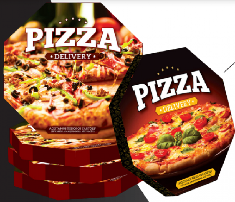 Fornecedor de Embalagens de Papelão para Caixa de Pizza Florestal - Fornecedor de Embalagens de Papelão